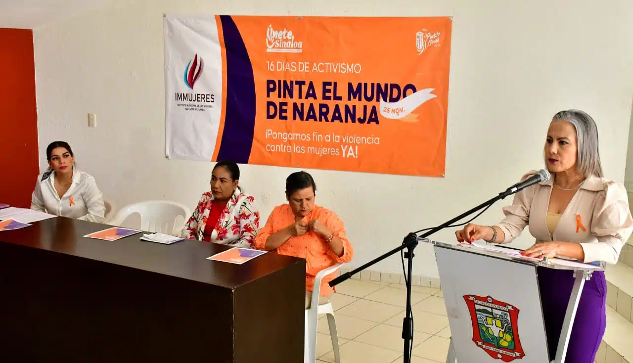Día Naranja 16 días de activismo en Guamúchil