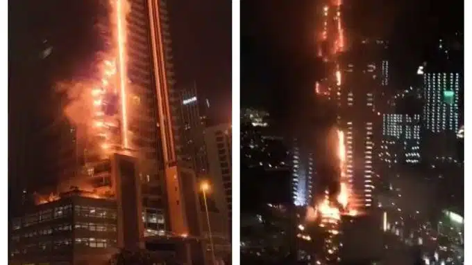 Incendio Dubái