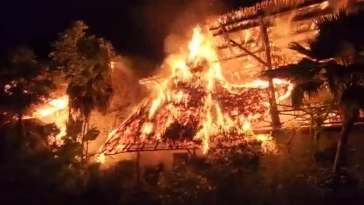 Incendiol en Quintana Roo