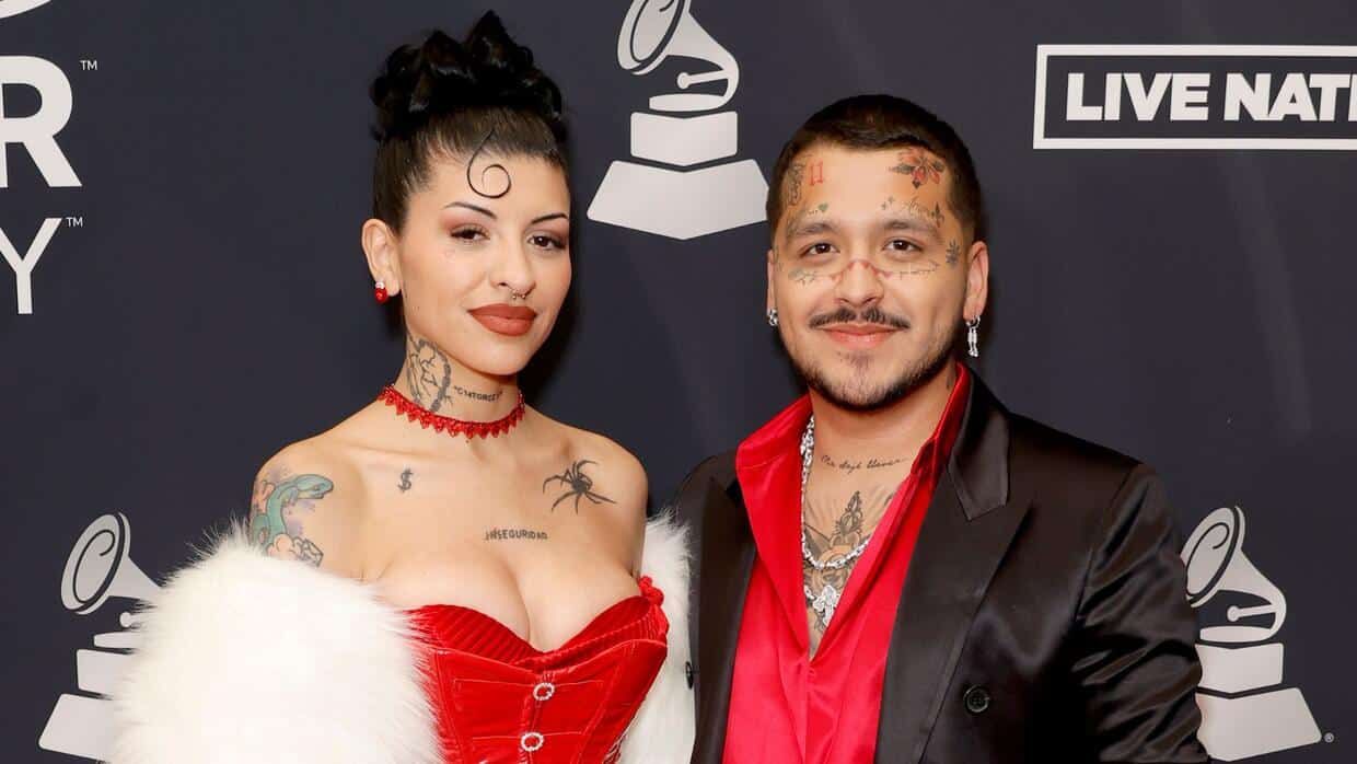 La tierna dedicatoria de Christian Nodal a Cazzu, tras ganar un Latin Grammy