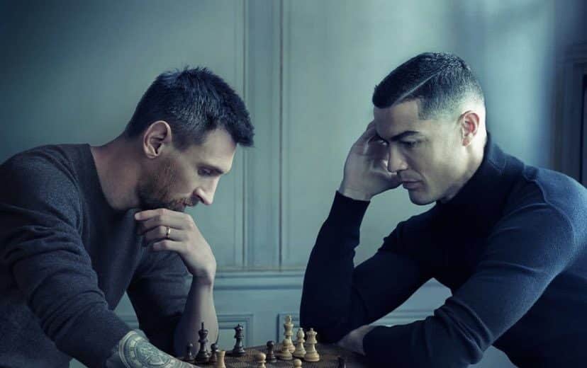 Messi y Cristiano Ronaldo para Louis Vuitton