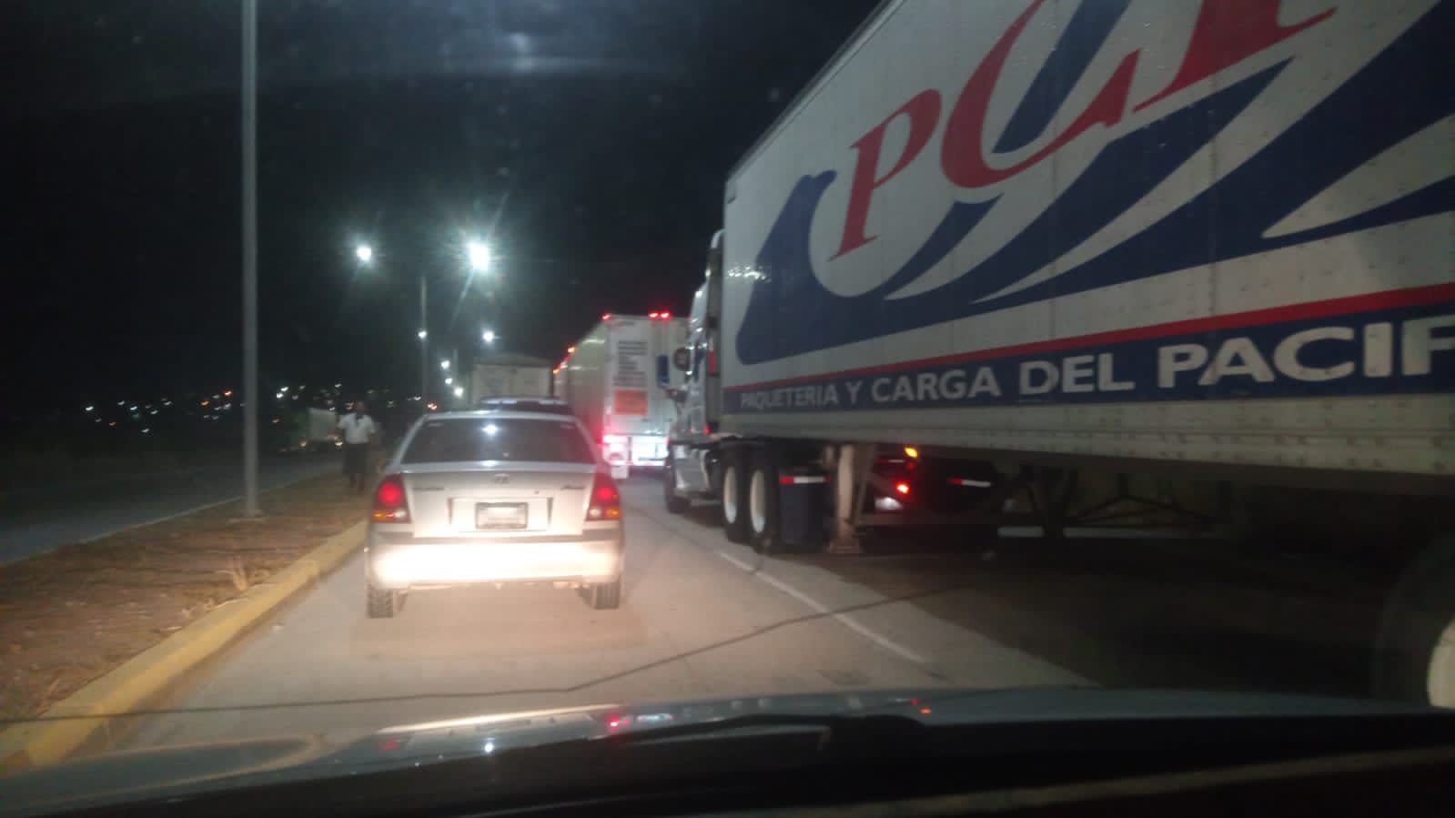 Mochis-Topolobampo, Carriles bloqueados