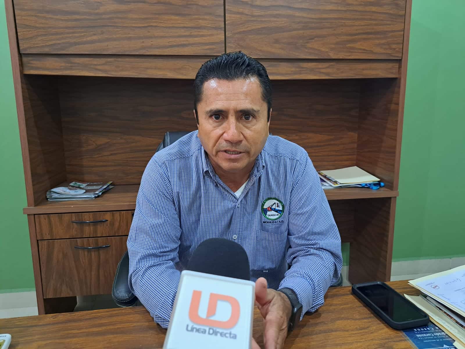 Modesto López Leal, dirigente local de la Asociación Nacional Agropecuaria y pesquera de Sinaloa