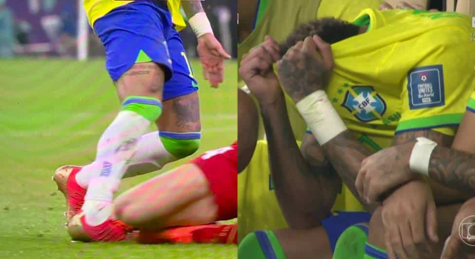 Neymar se lesiona en Qatar 2022