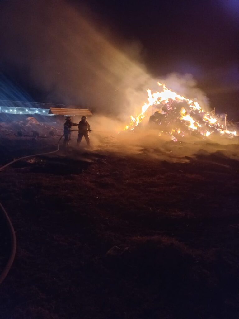 Pastura incendiada, Fuego, Accidente Guasave