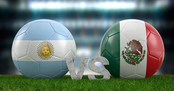 Pelea entre aficionados de México y Argentina