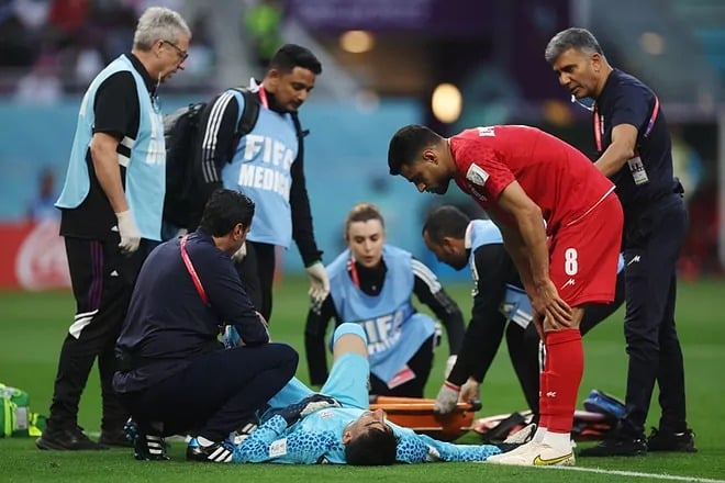 Qatar 2022 Inglaterra goleó a Irán portero 