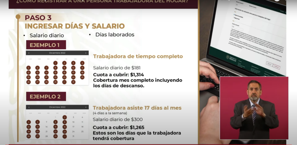 Registro de persona trabajadora del hogar 2