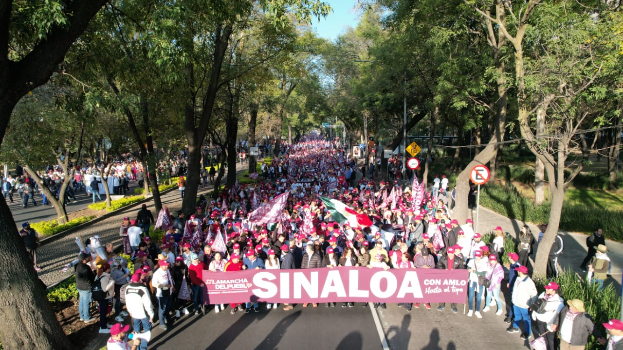 Rubén Rocha Moya, Marcha AMLO