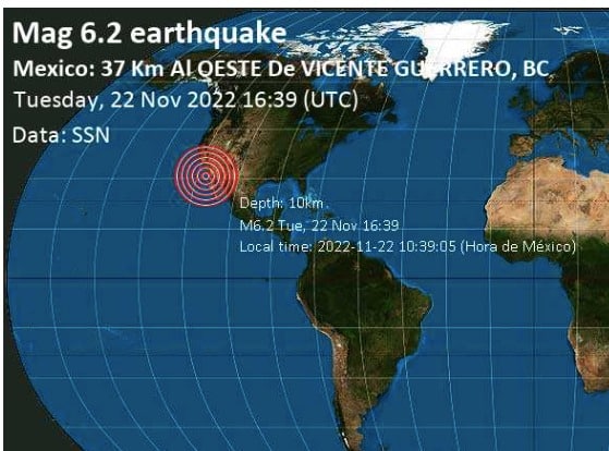 Sismo Baja California