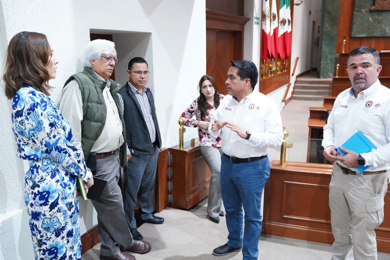 Revisa Congreso medidas de seguridad y protección civil de cara a la reunión para 1er informe de Rocha