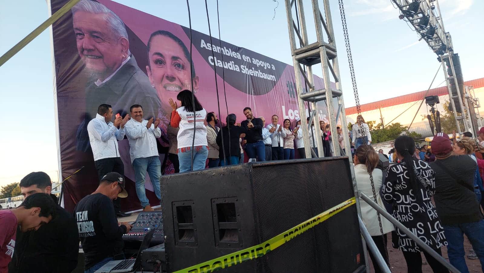 Seguidores de Sheinbaum muestran músculo; afirman que es la “corcholata” ganadora a la presidencia