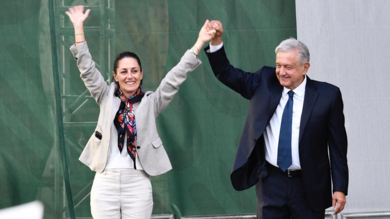 Amlo y Claudia Sheinbaum