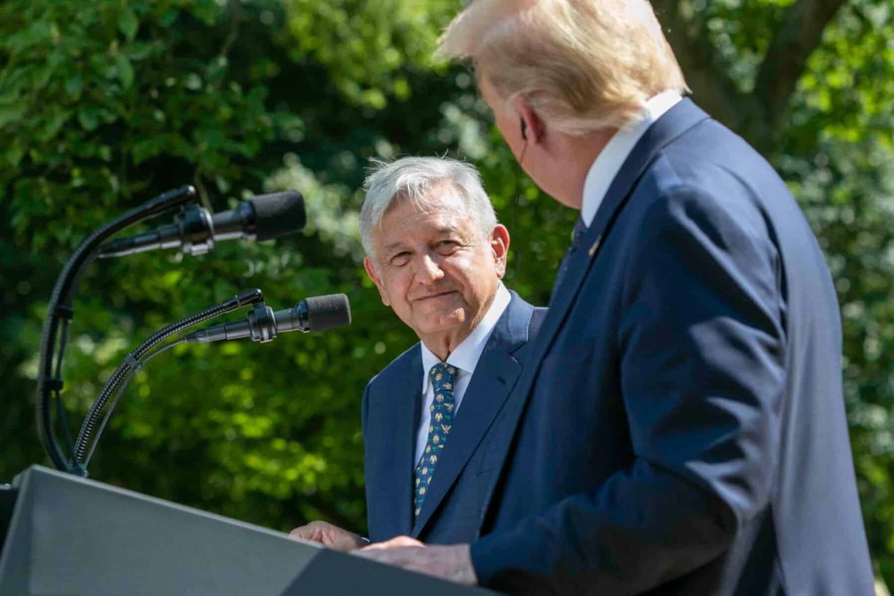 AMLO y Donald Trump
