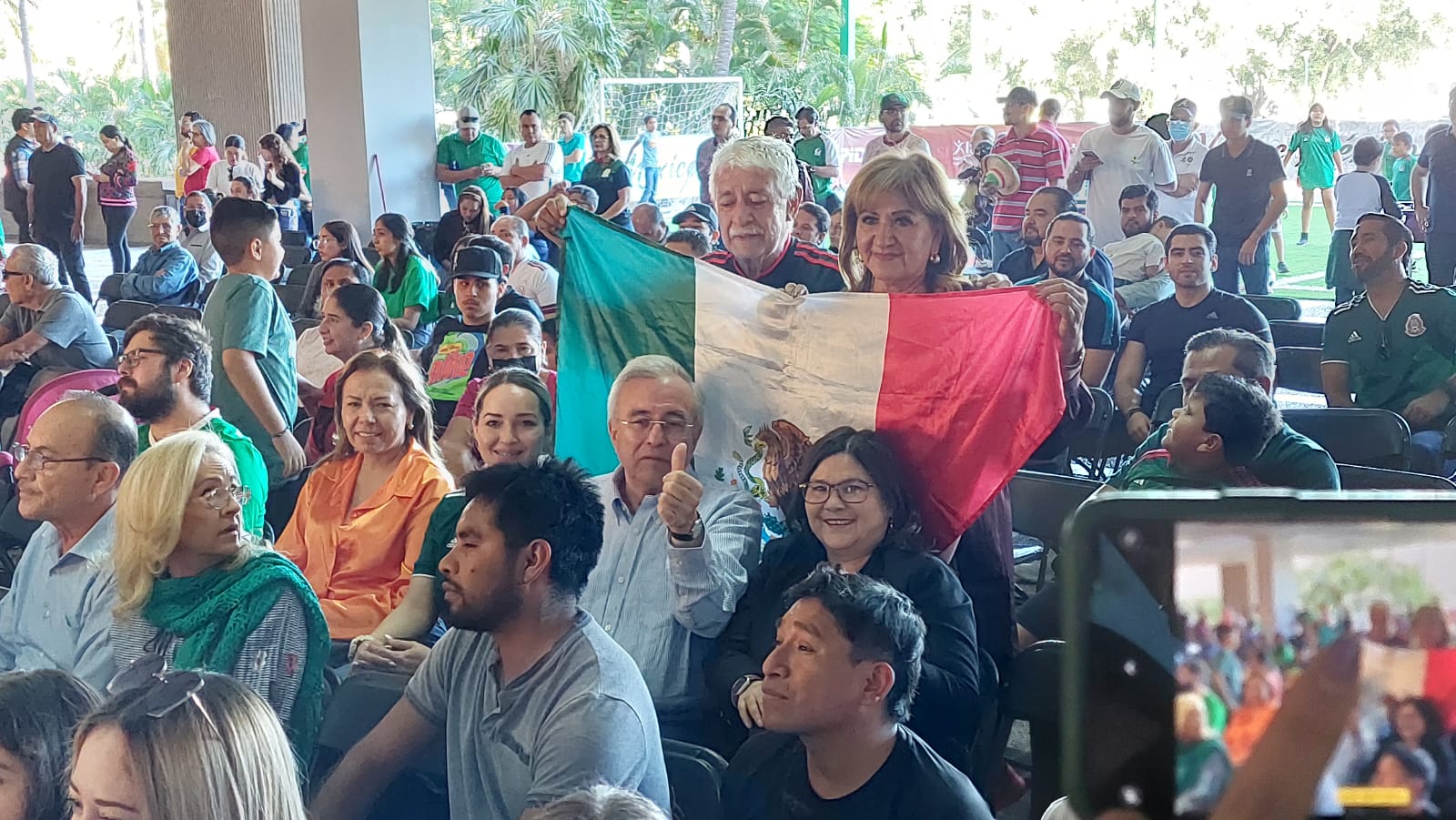 Ven partido en el Palacio de Gobierno