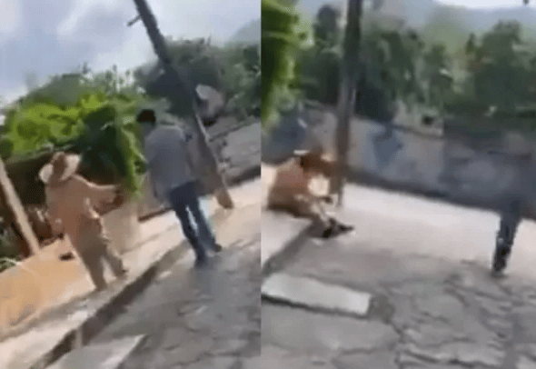 Agreden a abuelito en Hidalgo