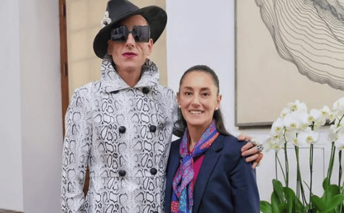 Claudia Sheinbaum y Edy Smole