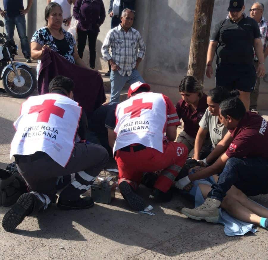 ACCIDENTE CHOQUE MOTOS EL FUERTE POLICIACA