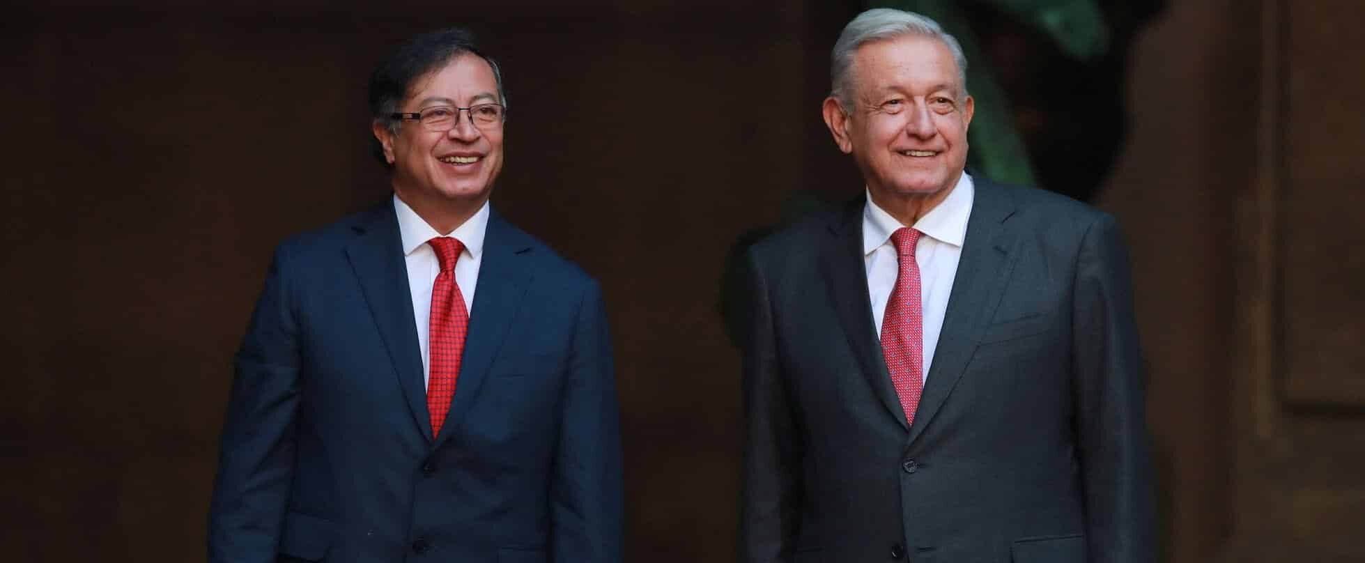 AMLO y Gustavo Petro