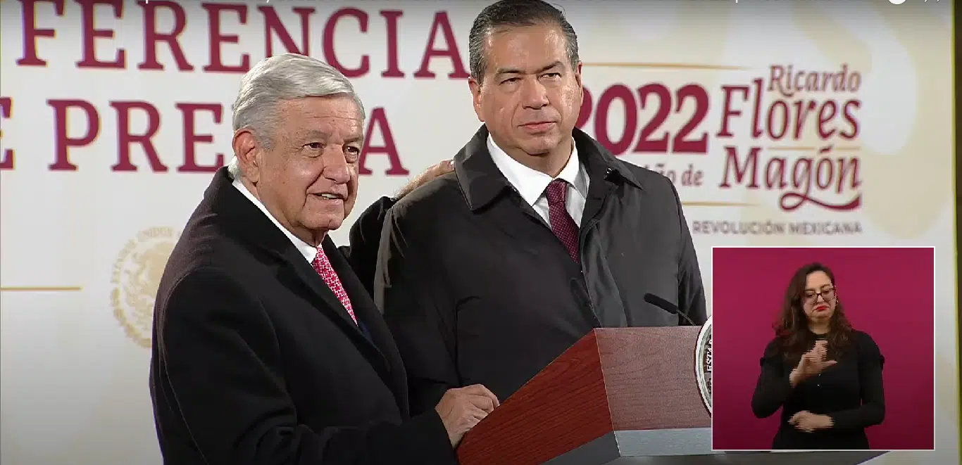 AMLO y Ricardo Mejía