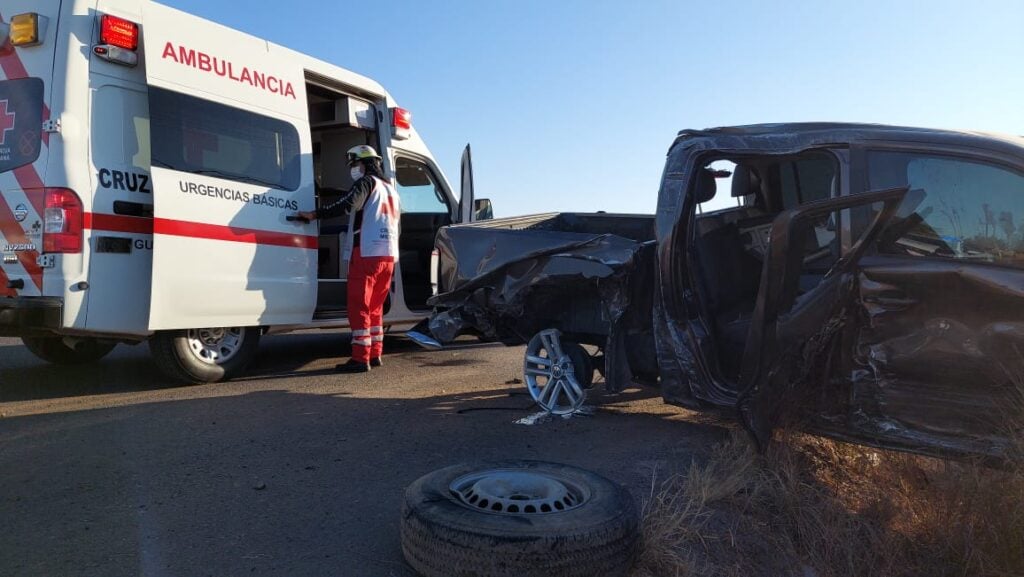 Accidente carretera Guamúchil Mocorito