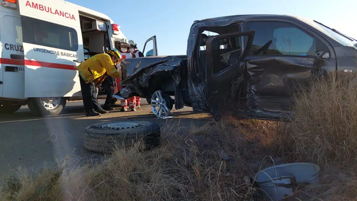 Accidente carretera Guamúchil Mocorito