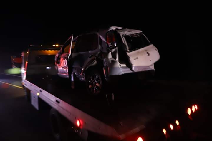 Accidente entre dos vehículos 