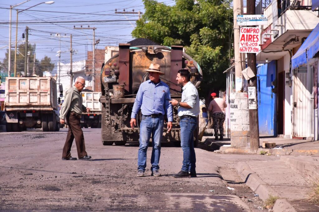 Bacheo Avenida Insurgentes Mazatlán