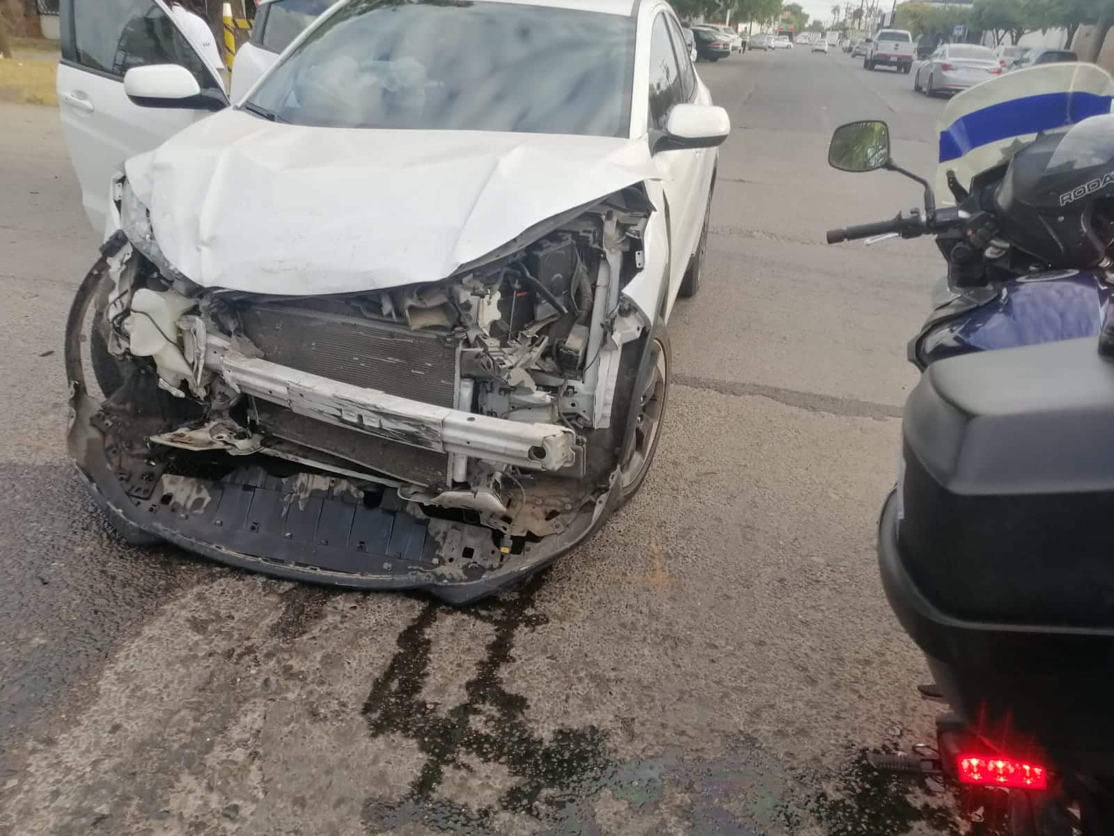 Choque Mochis Camioneta Auto