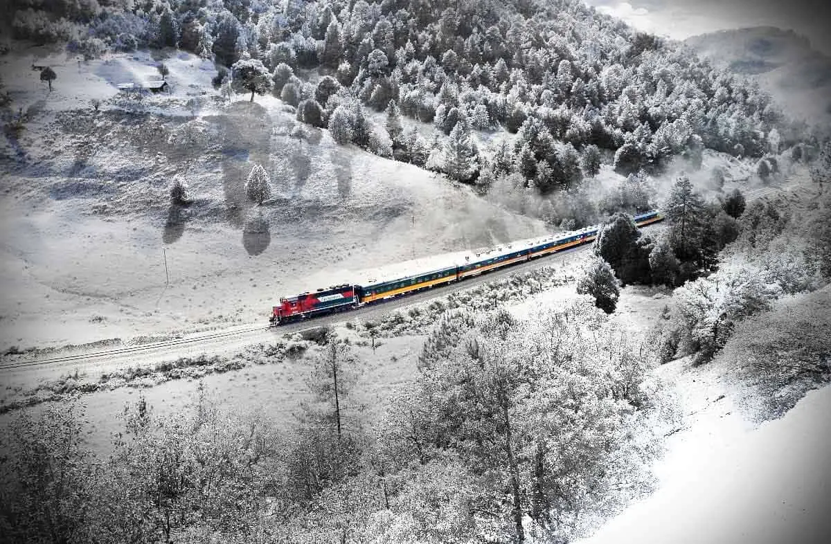 ¡Es impresionante! Ruta nevada del Chepe, el mejor lugar para visitar estos últimos días del 2022