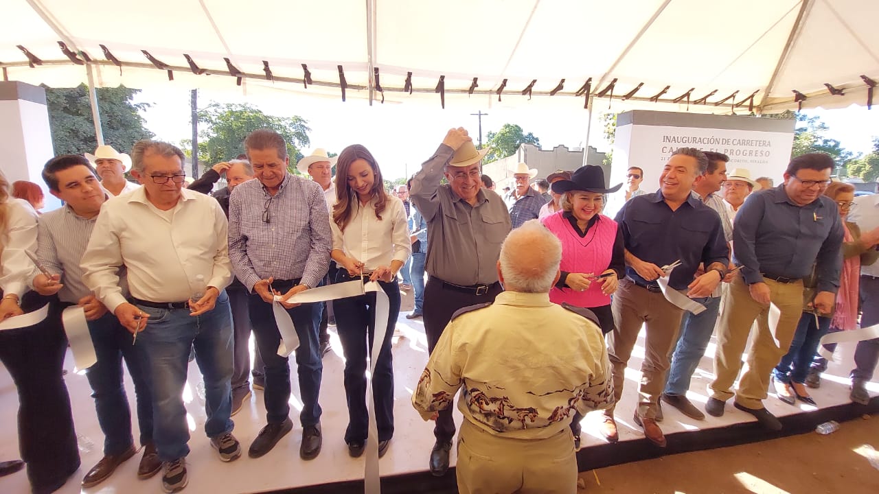 Inauguran la carretera de Caitime-mocorito