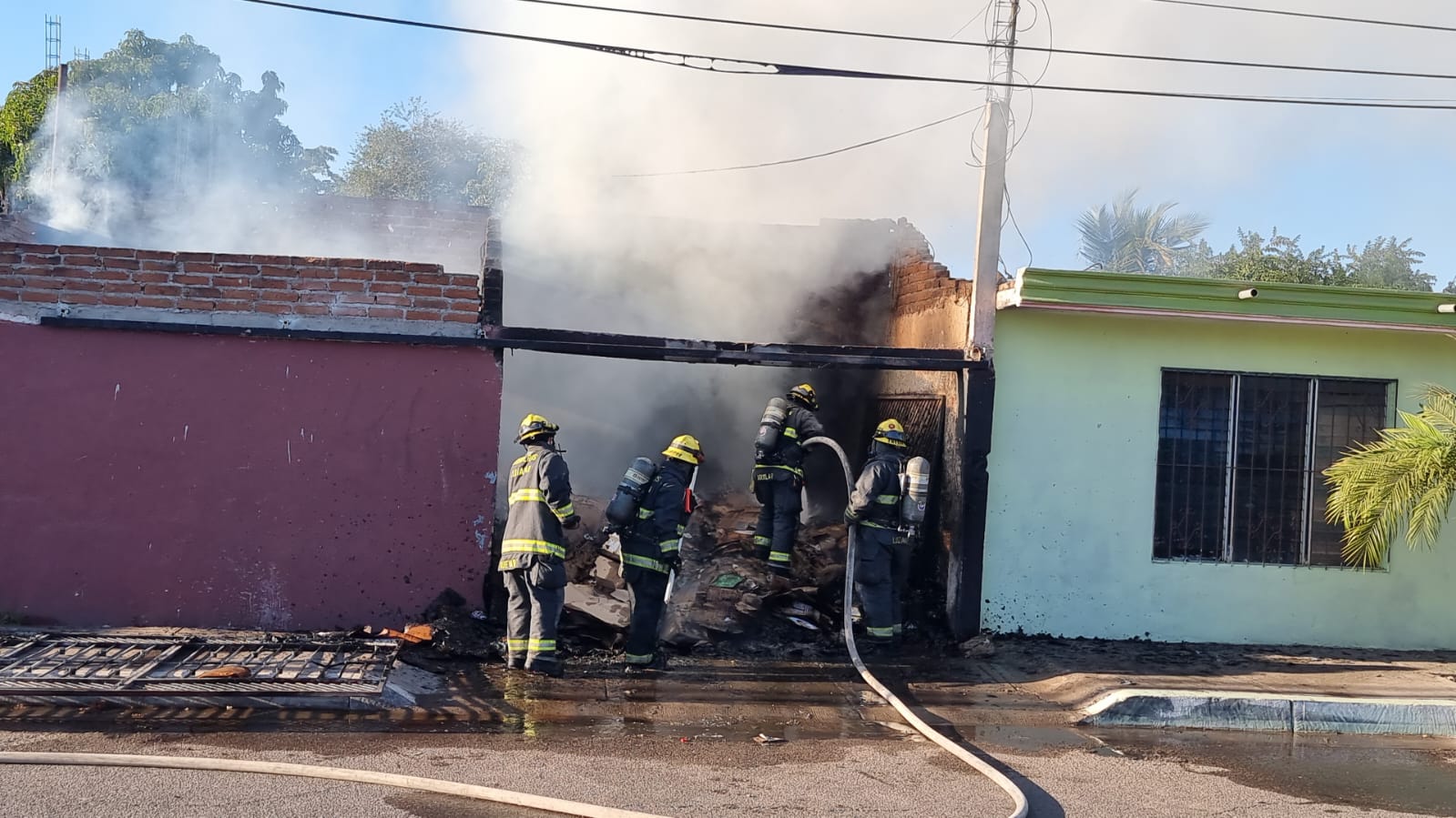 Incendio casa Culiacán
