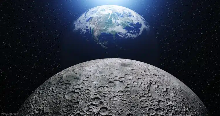 VIDEO: ¡Impresionante! Captan momento en el que la tierra pasa por detrás de la luna; checa el momento
