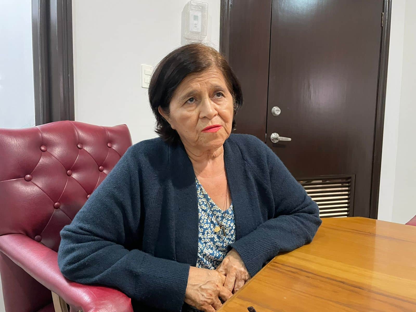 María Cháirez Parra, organizadora de la tradicional Peregrinación