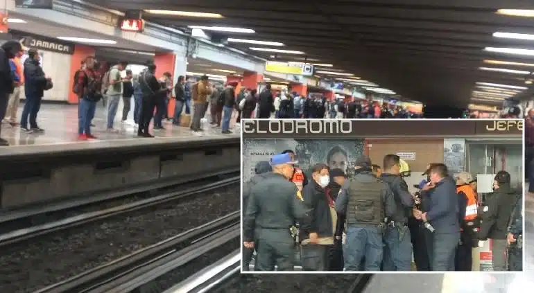 ¡Tragedia en el Metro! Usuario muere arrollado por un vagón; paralizan los servicios