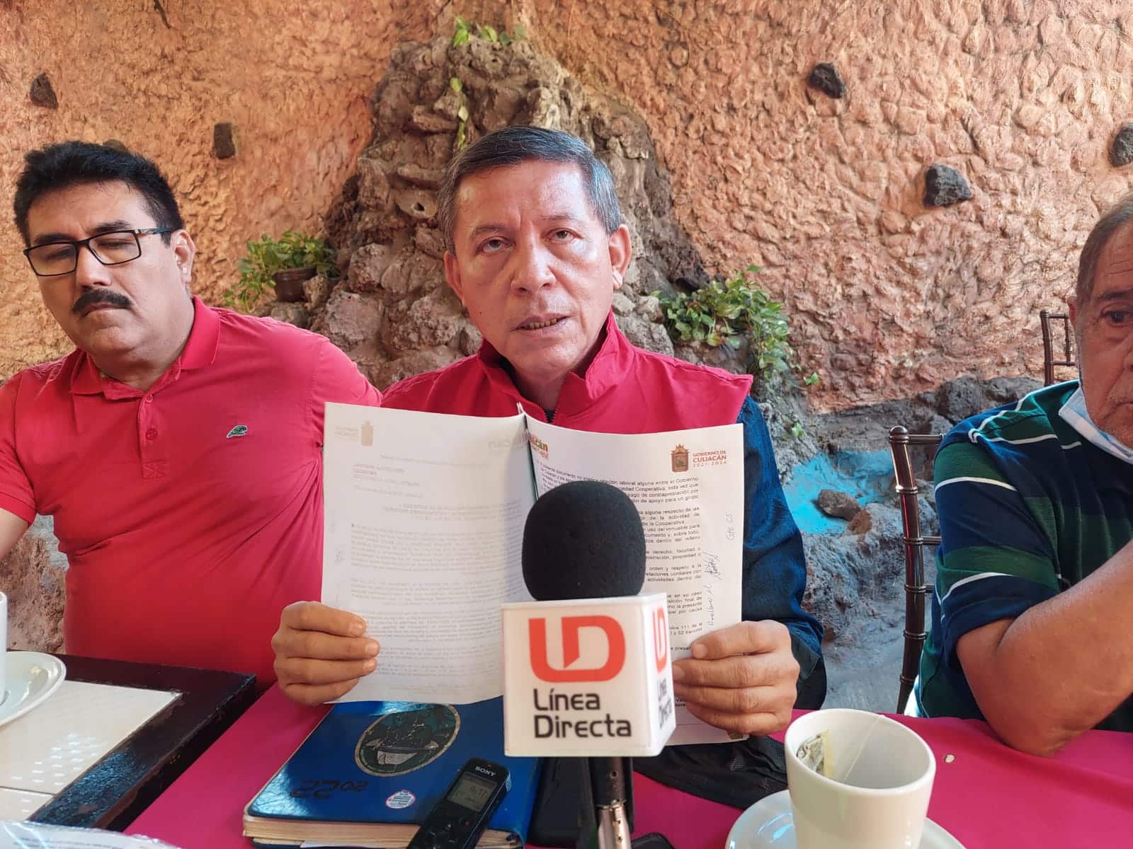 Miguel Ángel García Leyva, asesor legal de la cooperativa de pepenadores