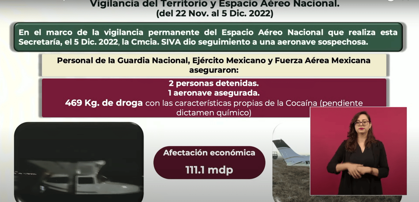 Narcoavioneta en Mazatlán