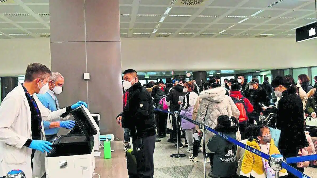 Países europeos exigirán test antiCOVID a viajeros procedentes de China