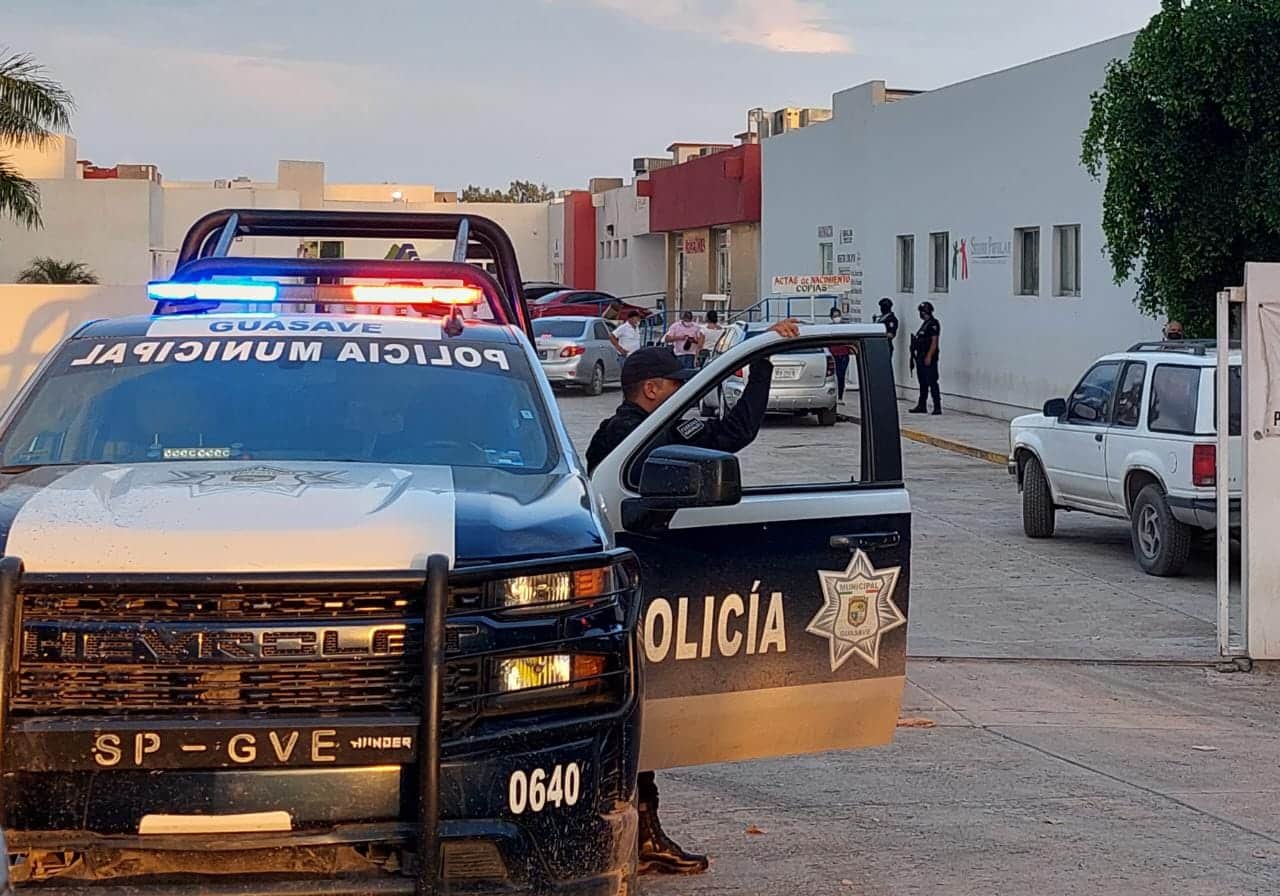 Patrulla Hospital General Guasave, intoxicado