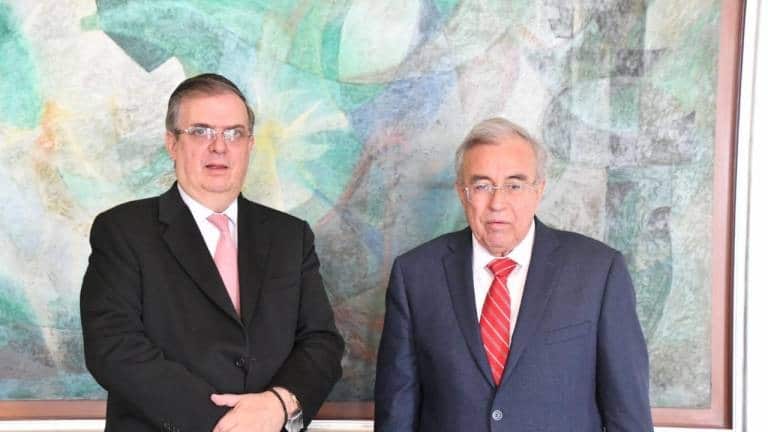 Rubén Rocha Moya, Marcelo Ebrard