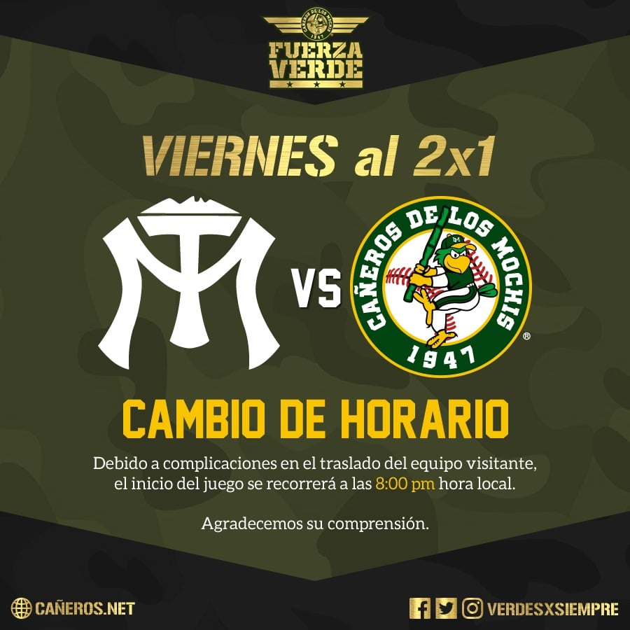 Se retrasa inicio de serie entre Cañeros y Sultanes