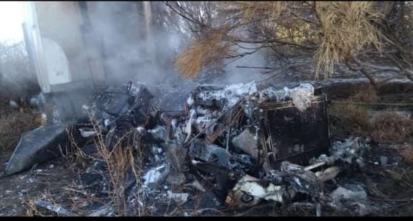 Trailero muere calcinado tras accidente por la México 15