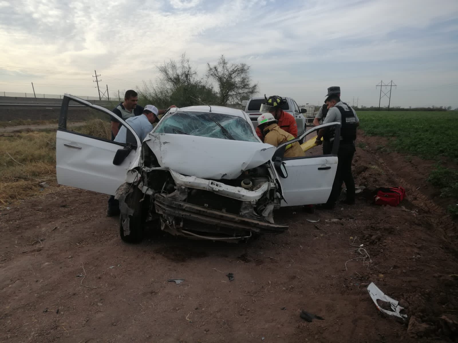 Volcadura Guayparime Guasave