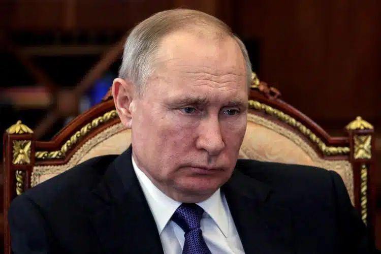 Vladimir Putin sufre caída