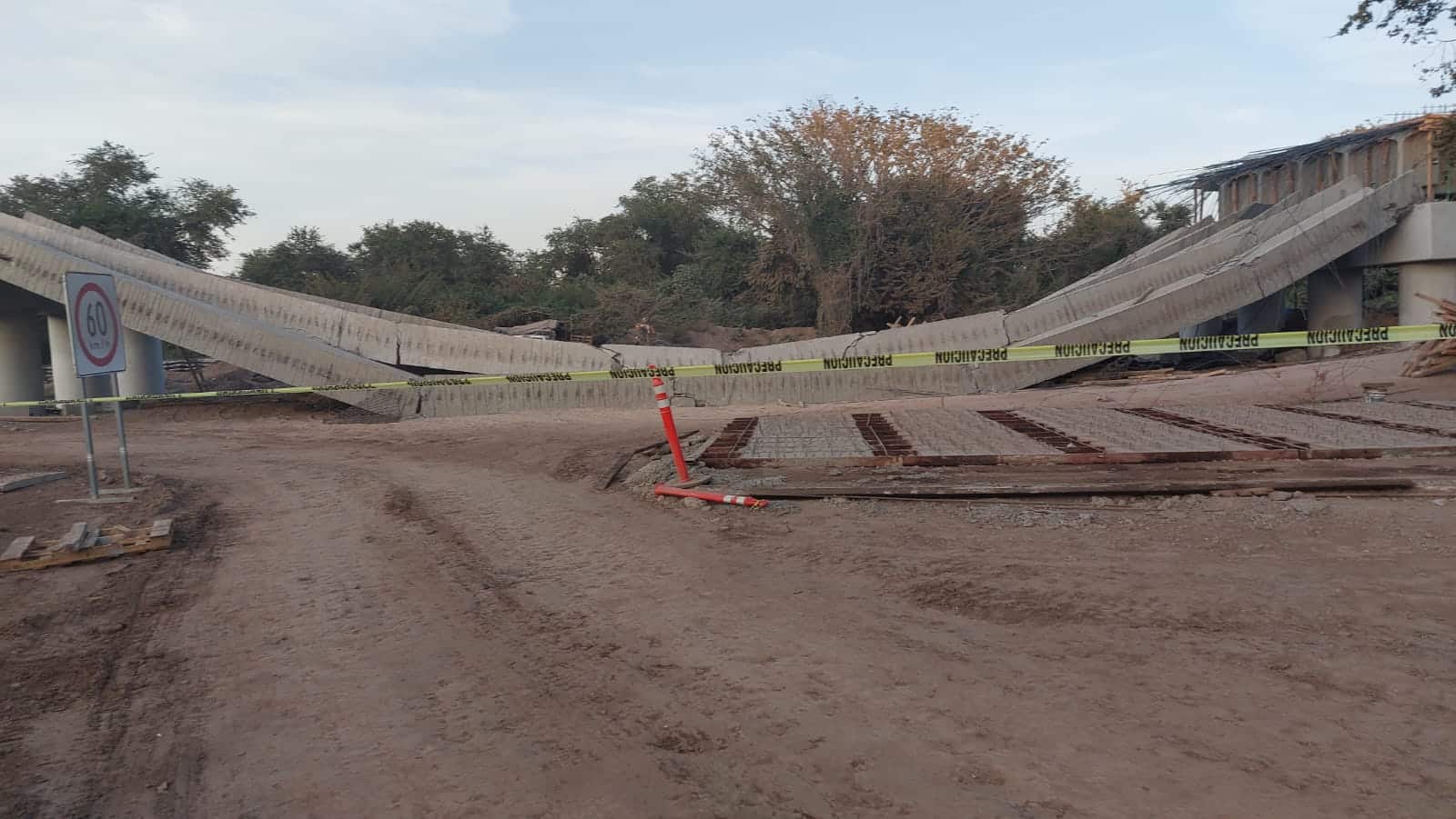 No es cuestión de calidad, fue por error humano la caída de puente de El Quelite: Obras Públicas