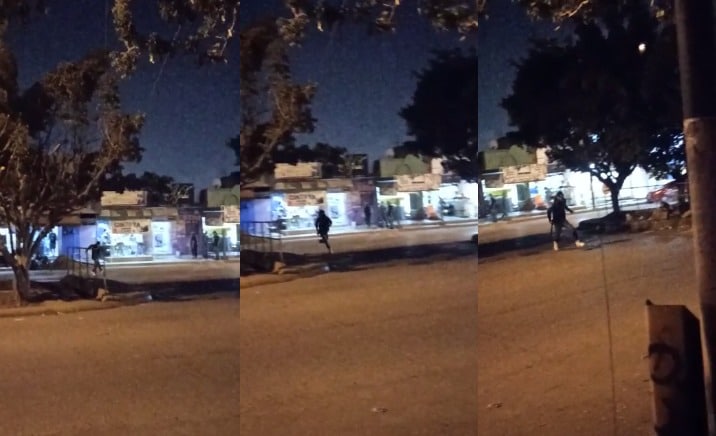 VIDEO: Hombre armado 