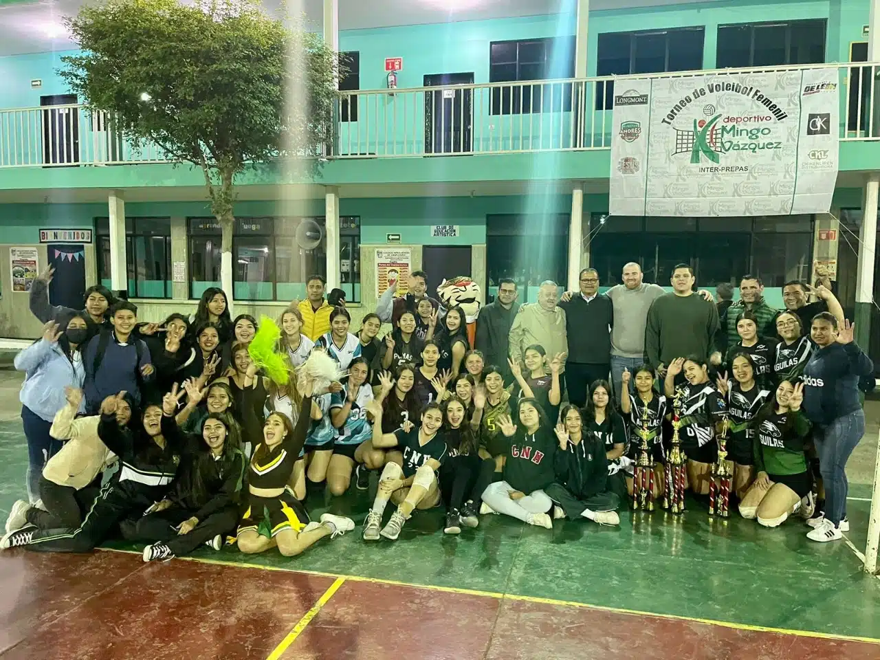 ¡En Ahome! Colegio Niños Héroes se corona en el Voleibol Interprepas Mingo Vázquez