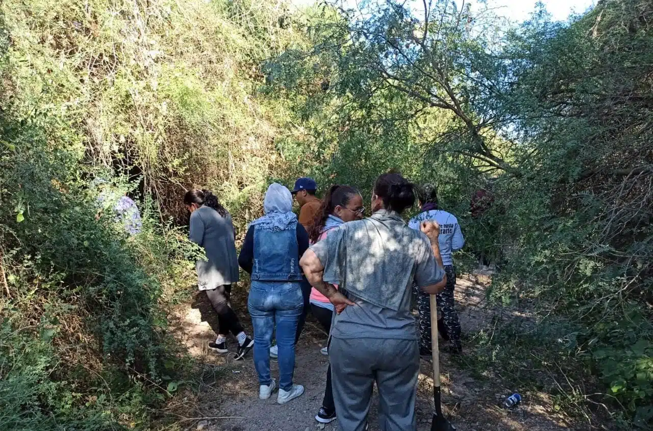 Rastreadoras de El Fuerte localizan un cráneo en El Naranjo