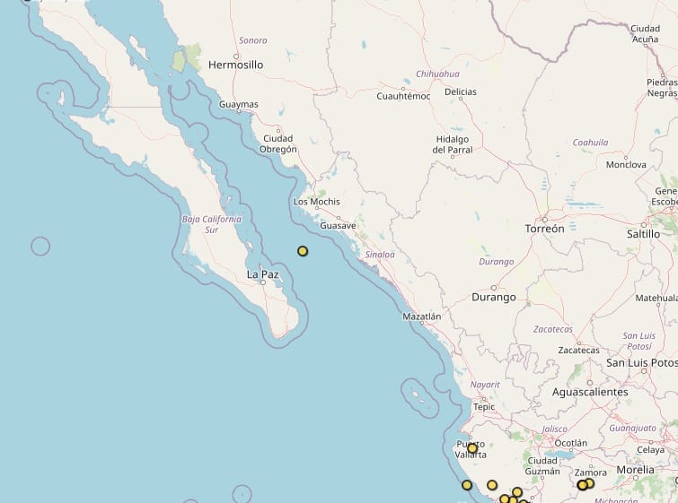 ¿Lo sentiste? El segundo sismo de diciembre se registra cerca de Los Mochis