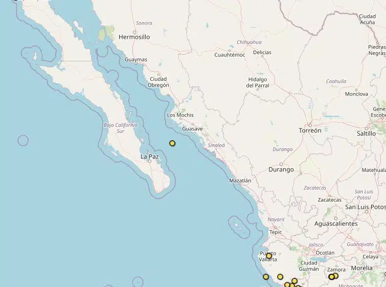 ¿Lo sentiste? El segundo sismo de diciembre se registra cerca de Los Mochis